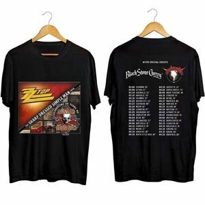 Lynyrd Skynyrd With ZZ Top Tour 2024 2 Sided Rock Fan T-Shirt